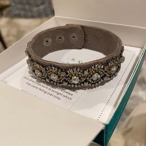 Stella & Dot Faye Embroidered Cuff
